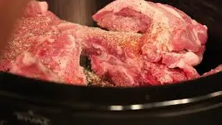 Neck Bones and Potatoes in the Slow Cooker
