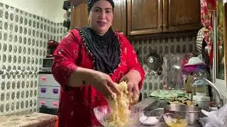 ورقةً بسطيلة معمرة باللوز على طريقة خاصة ومعتمدة عندي 