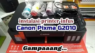 instalasi printer infus Canon Pixma G2010. lengkap, mudah, tinggal tancap. #aksesoriskomputer