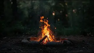 1 Hour Cozy Cabin Ambience: Rain & Fireplace Sounds for Sleep (Safe Space)