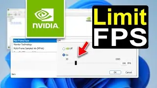 How To Cap/Limit FPS in NVIDIA Control Panel (Step By Step)