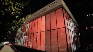Audi smart building projection