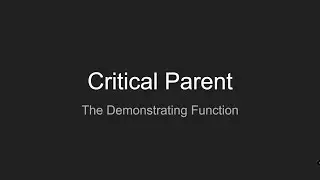 MBTI | THIS FUNCTION CAUSES MANY MISTYPES | Critical Parent / Demonstrative function