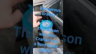 Vw Crafter Brake problems, Vaccum pump, if you have a hard pedal and no stopping power watch this !