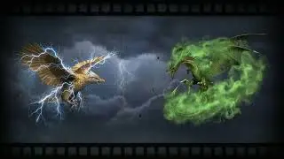 Mighty Thunderbird vs Monarch Wyvern - Heroes 3 Battle Theme