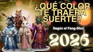 ¡Éstos serán los ✨Colores de la suerte✨ de tu  animal del zodíaco chino en el año 2026⚡!