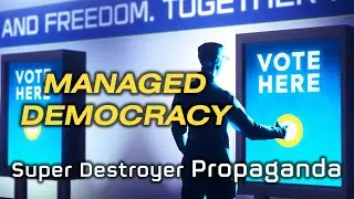 Managed Democracy | Super Destroyer War Ad/Propaganda | Helldivers 2