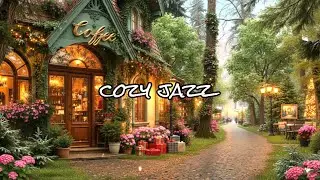 Cozy February Jazz Music for Working, Study - Relaxing Winter Jazz at Outdoor Coffee Shop Ambience