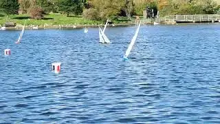 Eastbourne And District Model Yacht Club. Internal One Meter IOM Guy Fawkes Trophy Race 5. 2/11/2025