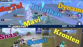 BGMI lunch party tournament Highlights 1 - soul mortal vs Dynamo vs jonathan vs shreeman vs snax