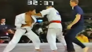 極真アーカイブス　第9回全日本　1回戦　奈良力男vs前田比良聖