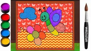 A blend of soft colors for a comfortable visual feel - Butterflies