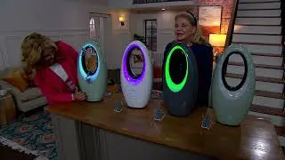 Airvana Vortex Whisper Quiet 3-Speed Bladeless Fan with Remote on QVC