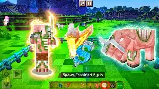 Minecraft: Zombified Piglin Vs Zoglin #12 || MrMai Gaming.