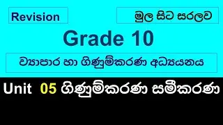 ගිණුම්කරණ සමීකරණය ව්‍යාපාර හා ගිණුම්කරණ අධ්‍යයනය 10 ශ්‍රේණිය