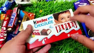 ASMR Candy Unwrapping 🍭 Rainbow Lollipops & Chocolate Bars • Satisfying Crinkle Sounds