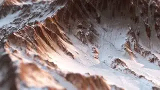 World Machine + Marmoset Toolbag - Snow mountain test