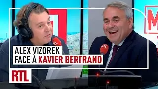 Alex Vizorek face &agrave; Xavier Bertrand