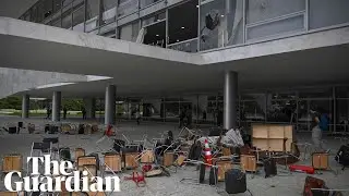 Brazil's presidential palace left in ruins after Bolsonaro's supporters storm the building