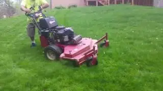 Exmark Extreme Hill Incline Mowing