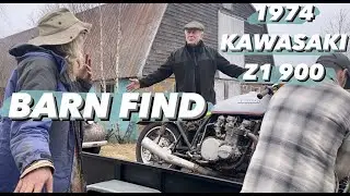 PICKING UP THE 1974 KAWASAKI Z1 900 WE BOUGHT FROM JIM