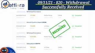 ATTIORA - Best Passive Income Platform ( $20 Withdrawal Proof ) 9-11-2021