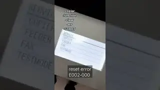 CANON ir 2204n |service mode|reset error|E002-0000