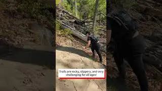Scaling the Giant's Head at Sleeping Giant State Park!