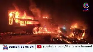 Three Killed as Tyre Burst Triggers Fiery Bus&ndash;Lorry Crash in Nandyal