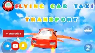 FLYING TAXI SIMULATOR CAR GAME | FLYING CAR GAME AND TAXI TRANSPORT | @Swastikgameplay