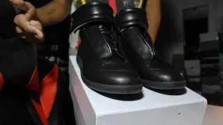 Как зашнуровать черную кожаную куртку Maison Margiela Future High | Урок по свободному шнурованию!