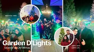 Bellevue Botanical Garden &ndash; Garden d&rsquo;Lights Family Vlog | Seattle visit 