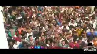 Prabhas Fans GroundLevel Celebrations For #Saaho Trailer