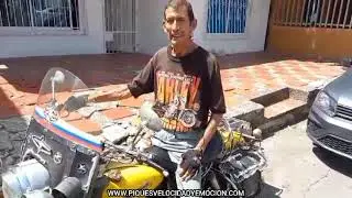 El Harlista m&aacute;s antiguo de Barranquilla Miguel Salcedo tiene su Harley Davidson 1962 hace 53 a&ntilde;os