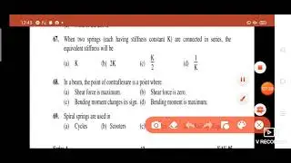 ukpsc je MECHNICAL ENGINEERING PREVIOUS YEAR QUESTION PAPER