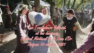 Festival m&eacute;di&eacute;val de la rose d'or 2021 Les  Troubadours Galapiat Danse (part 4/11)