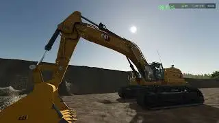 FS25 Some more digging and cleaning up with the caterpillar 395