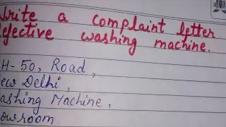 write a complaint letter against defective device/ complaint letter/ #penworld/ @Penworldimagination
