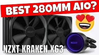 Распаковка и обзор системы водяного охлаждения процессора NZXT Kraken X63 280 мм AIO AM4
