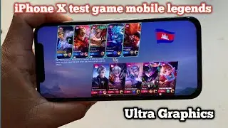iPhone X Mobile Legends Ultra Graphics Gaming Test in 2023
