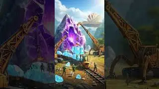 Crystal Extraction! Tiny Miners' Precision Work