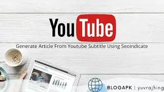 Extract Subtitle from YouTube Video using Seoindicate #freetool #timedtext