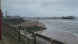 Cold And Windy On Blackpool North Prom