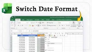 How to Change the Date Format in Excel (Custom Format Code)