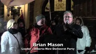 AUPE Rally against Bill 45 and Bill 46 - Negotiate Don't Legislate Rally #3