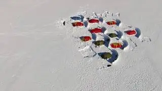 Telting i vinterfjellet med en stor gruppe