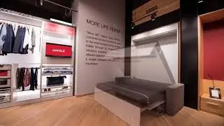 Organize your space well with sofa cum bed fittings by Hafele