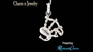 Bagpipes Sterling Silver Charm Style 276