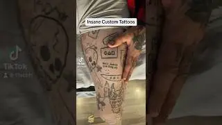 Insane Custom Tattoos !!! #custom #tattoo #tattoos #artist #art #diy #athome #viral #fyp #subscribe
