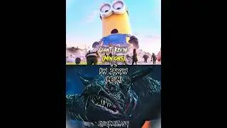 Ion Dragon (MLOM) vs Giant Kevin (Minions) |#monarchlegacyofmonsters #minions